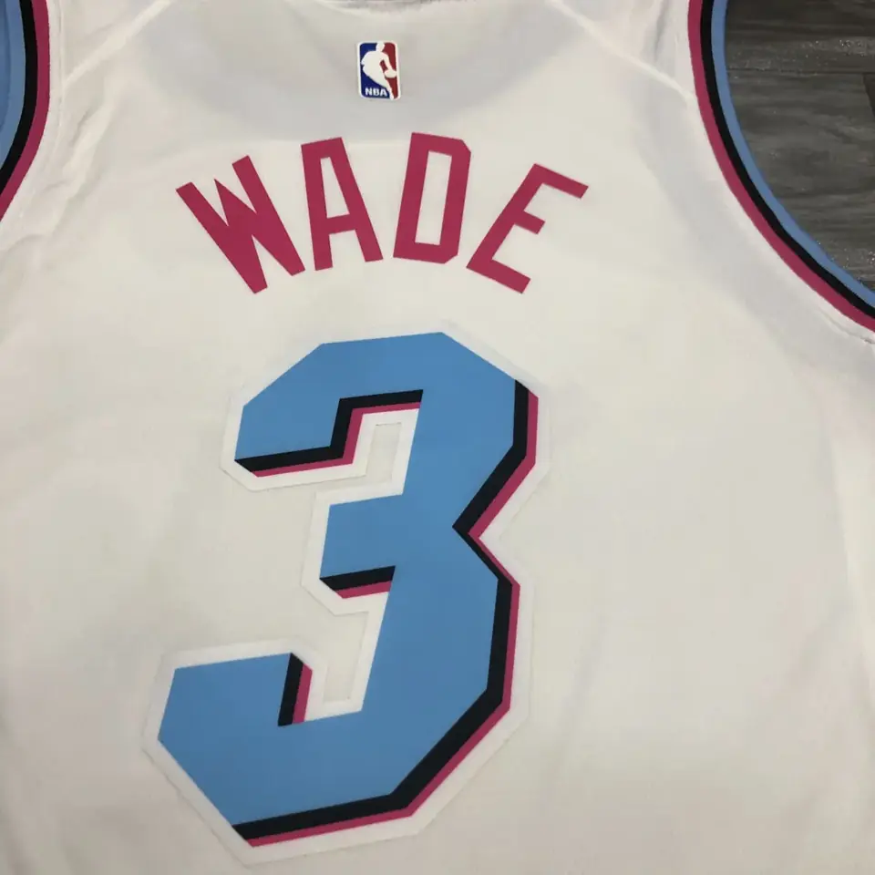 Foto 8 de Miami Heat cuello redondo blanco nº 3 Wade