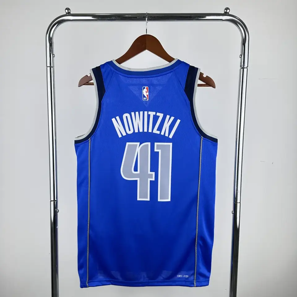 Foto 3 de Mavericks azul visitante #41 Nowitzki