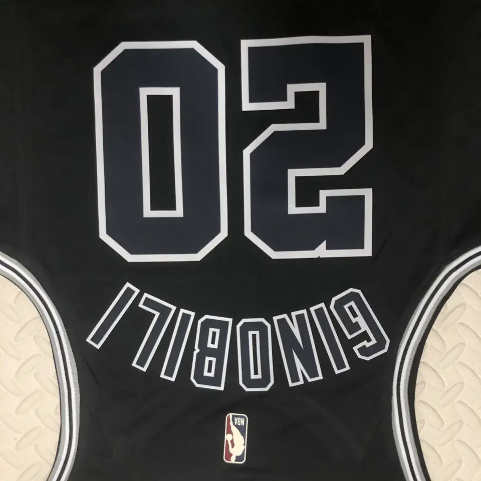 Foto 6 de Temporada 23 Spurs retro número 20 Ginóbili
