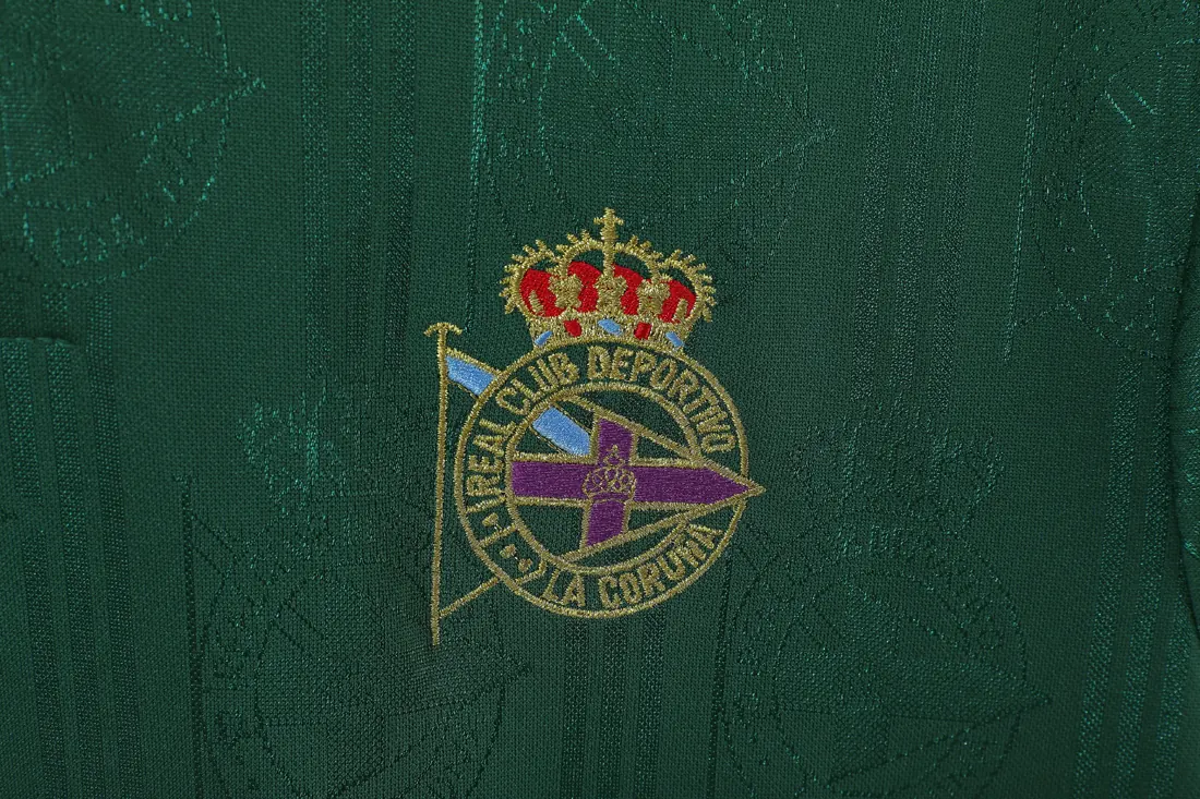 Foto 7 de Manga larga: Temporada 1999/00 Deportivo de La Coruña visitante verde 3 B