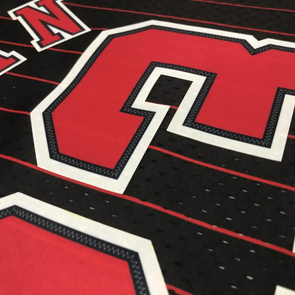 Foto 6 de MN camiseta retro termoimpresa: SW Chicago Bulls temporada 96 rayas negras nº23 Jordan