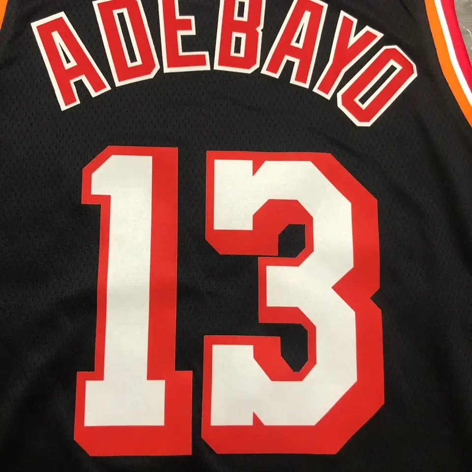Foto 7 de Temporada 18 Miami Heat Noche retro negro nº 13 Adebayo