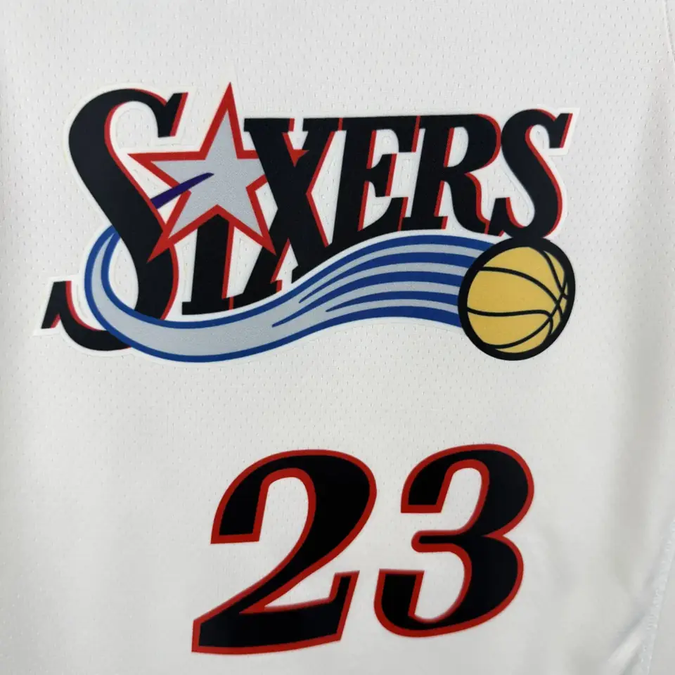 Foto 5 de Temporada 26 76ers retro blanco número 23 James