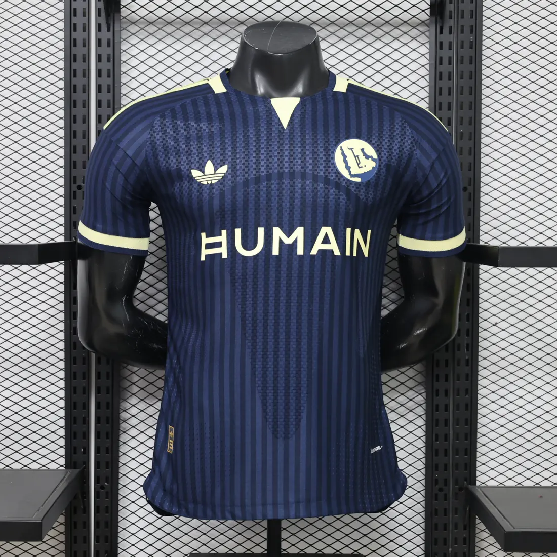 Foto 1 de 26-27 Riad tercera (nuevo patrocinio), visitante azul marino S-3XL