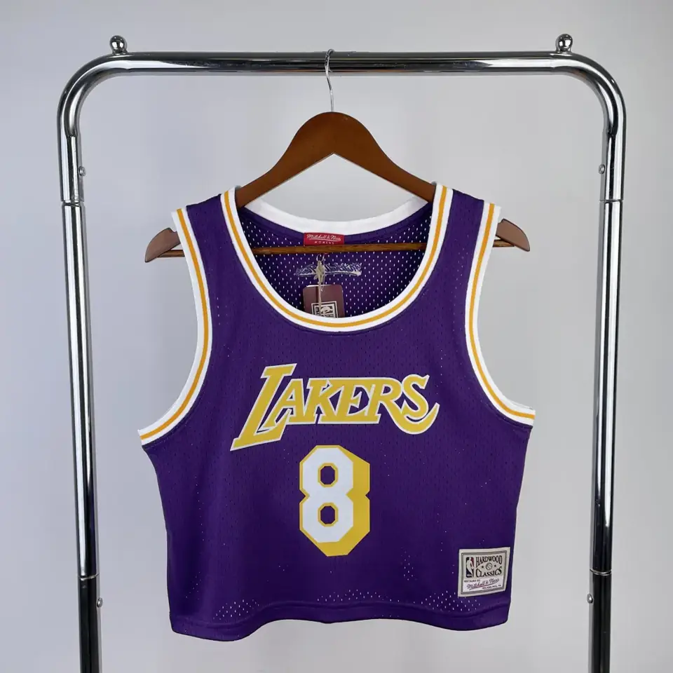 Foto 1 de MN camiseta retro corta de mujer: Lakers morado nº 8 Kobe Bryant