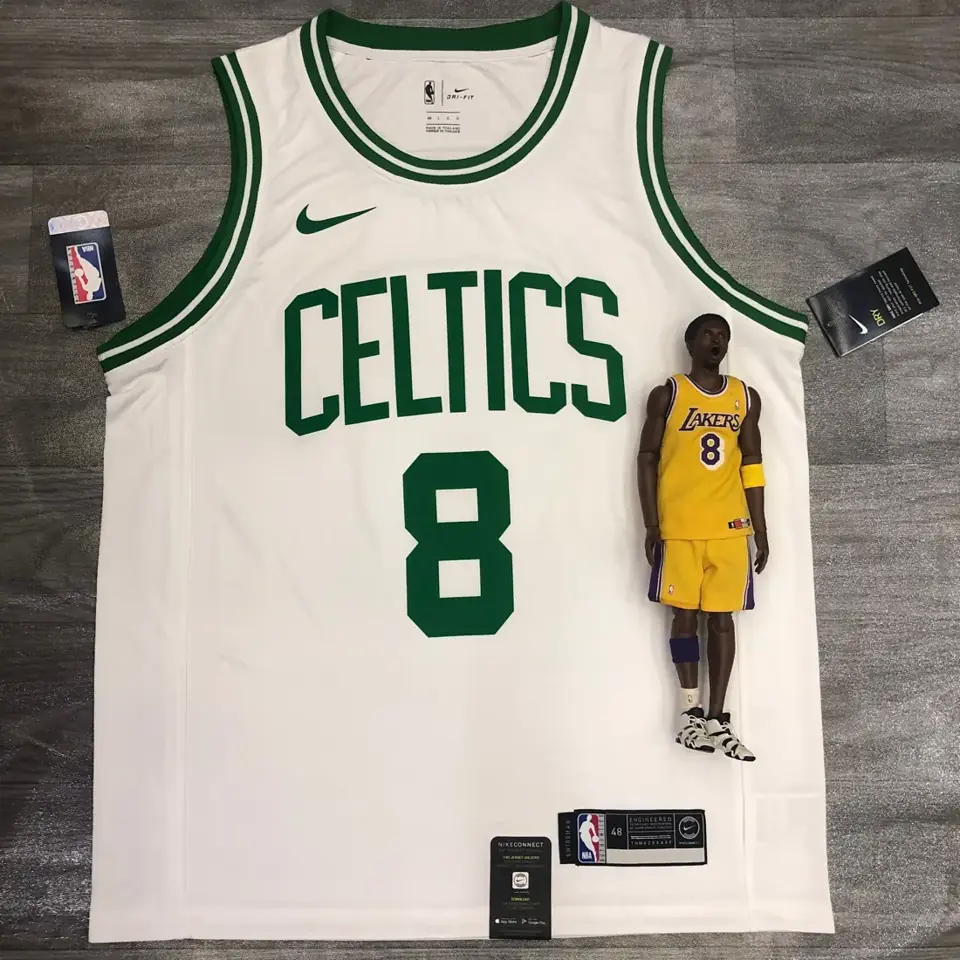 Foto 1 de Boston Celtics blanco retro (nº 8 Antoine Walker) (nº 8 Kemba Walker)