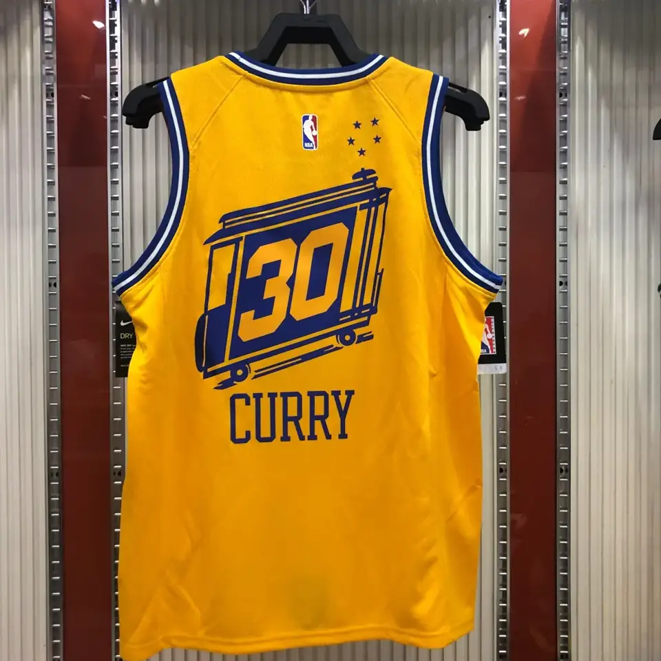 Foto 5 de Golden State Warriors edición tranvía, amarillo, nº 30 Stephen Curry