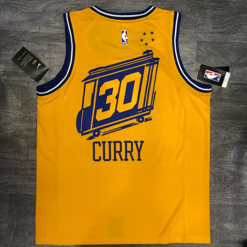 Foto 7 de Golden State Warriors edición tranvía, amarillo, nº 30 Stephen Curry